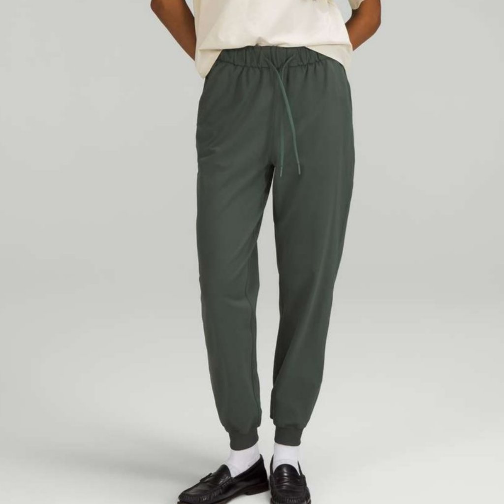 Lululemon Athletica Olive Green Track Joggers High Rise